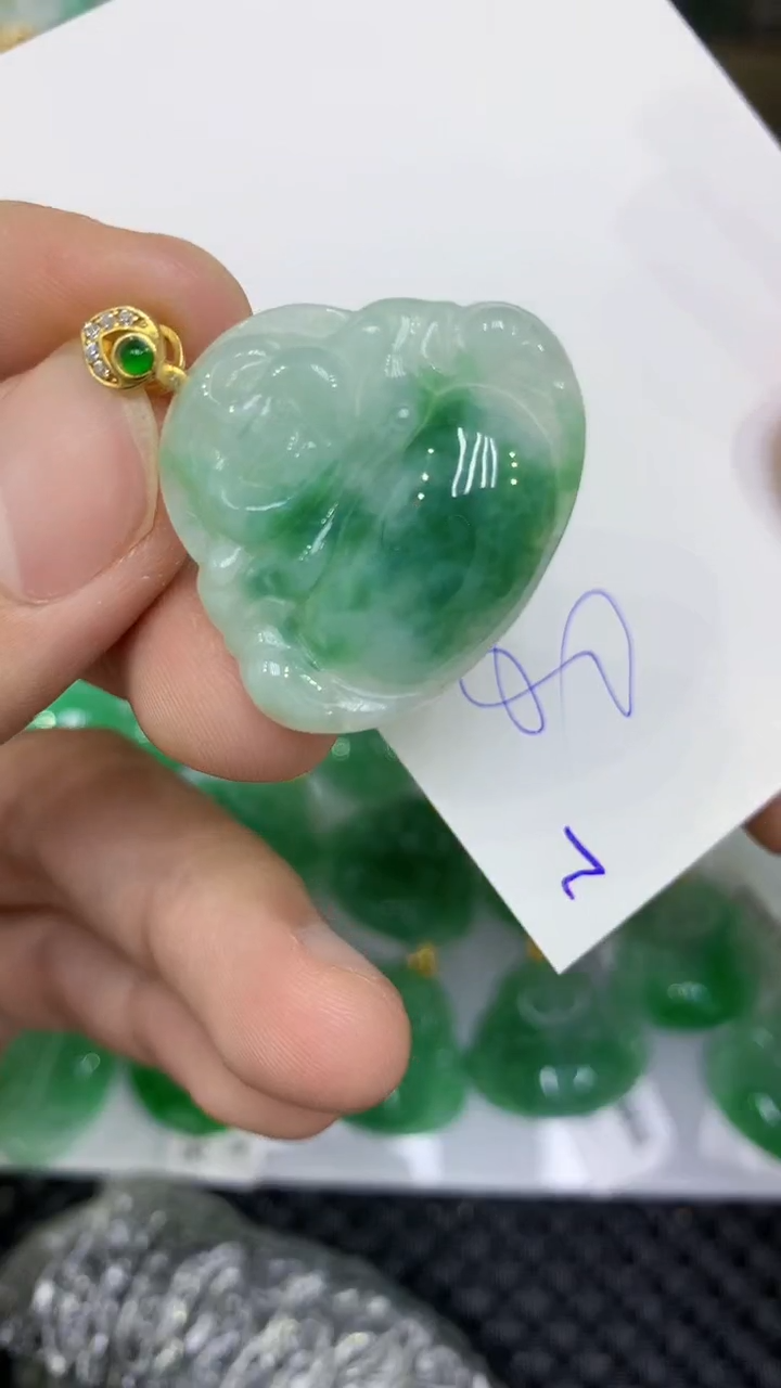 颈饰未镶嵌翡翠缅甸A货翡翠