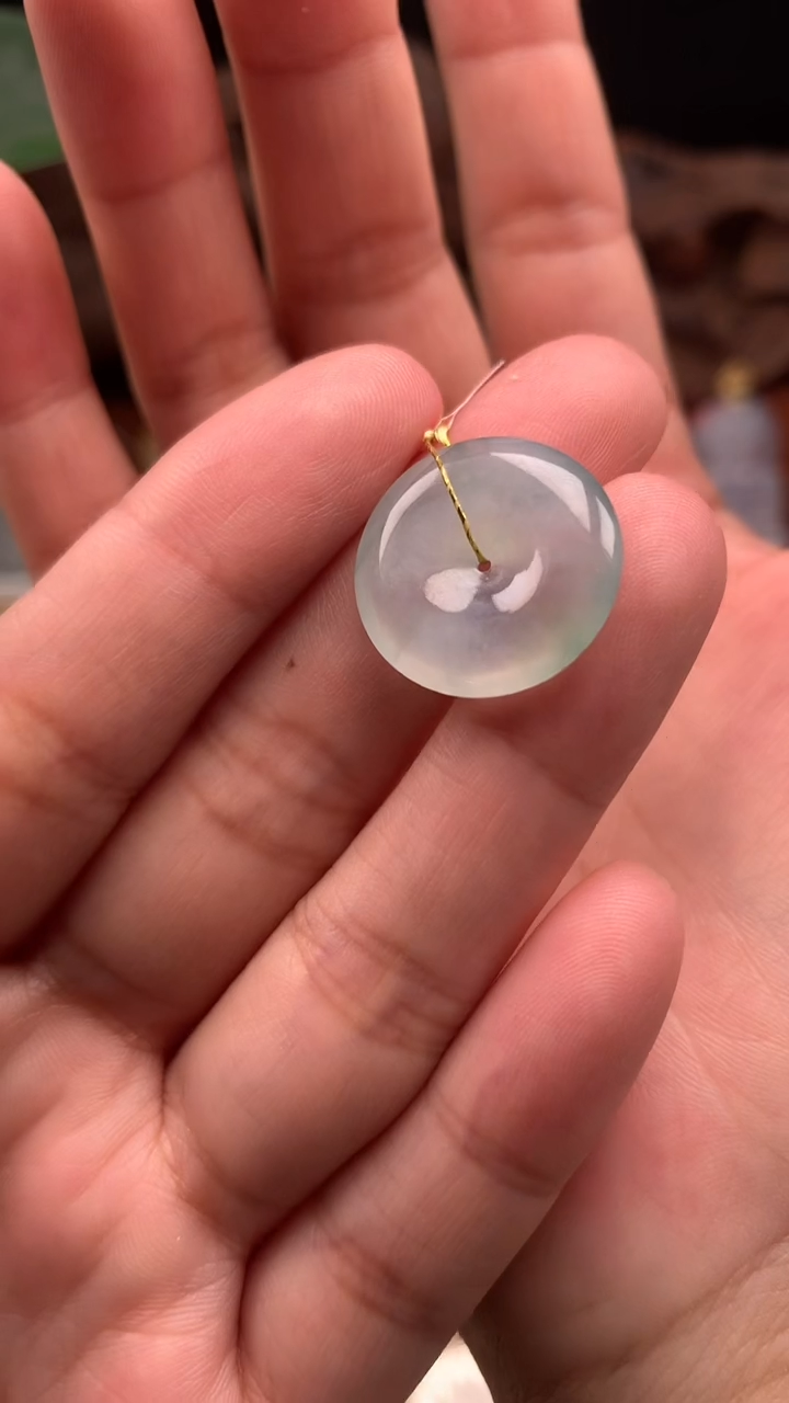 【闪购商品】翡翠吊坠(不含链)未镶嵌平安扣