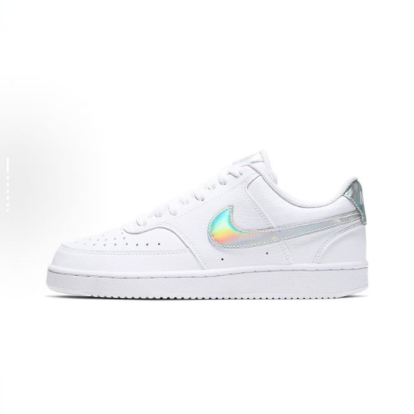 NIKE/耐克Court Vision 1 Low镭射休闲低帮 板鞋 女款 白 无盒