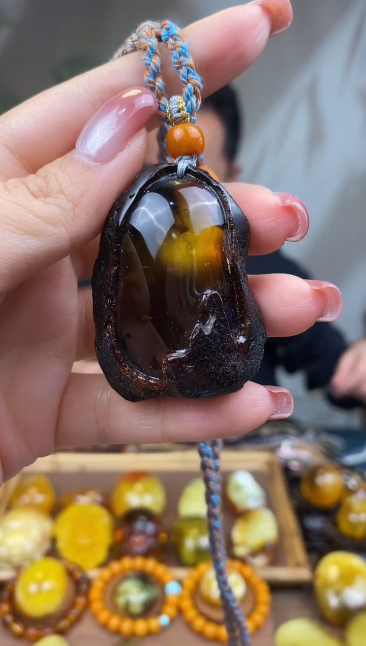 未镶嵌琥珀裸石基地发货 一物一证 顺丰包邮