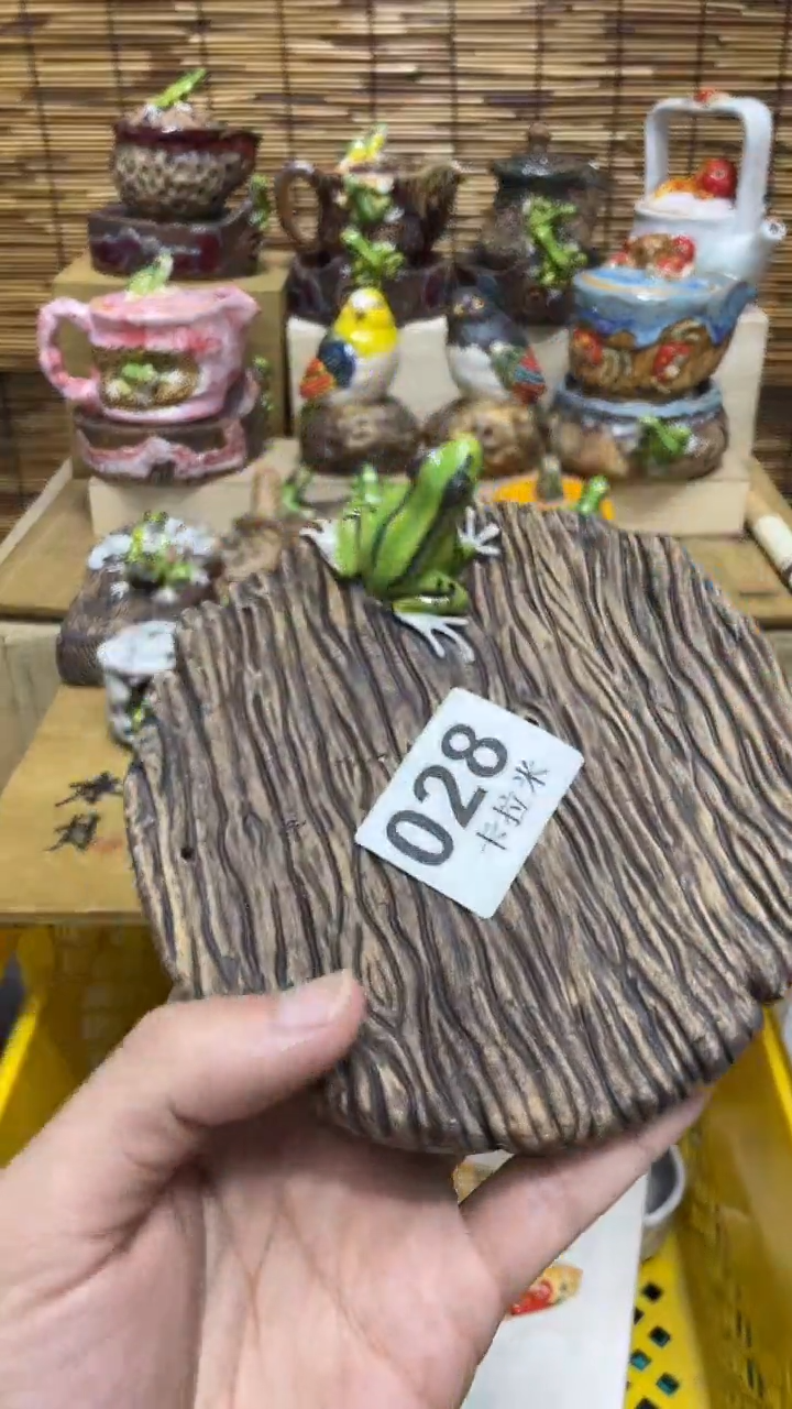 雁*霞028精美粗陶手工柴烧