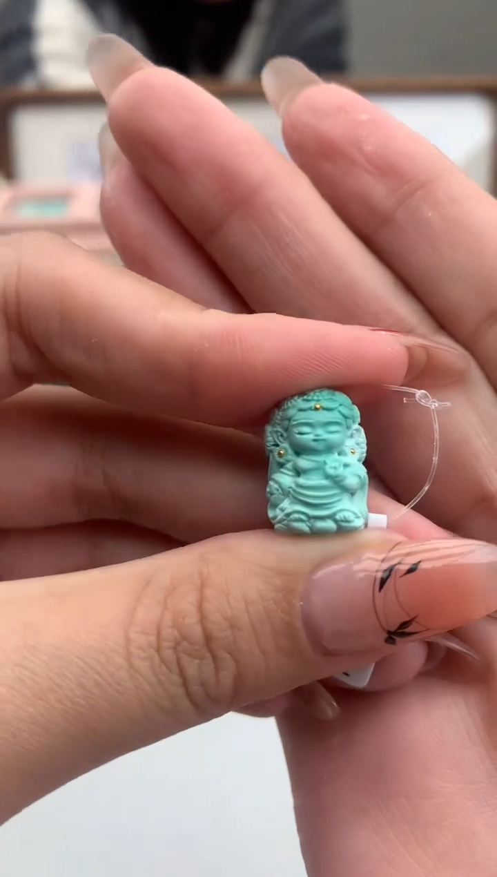绿松石未镶嵌雕刻C192