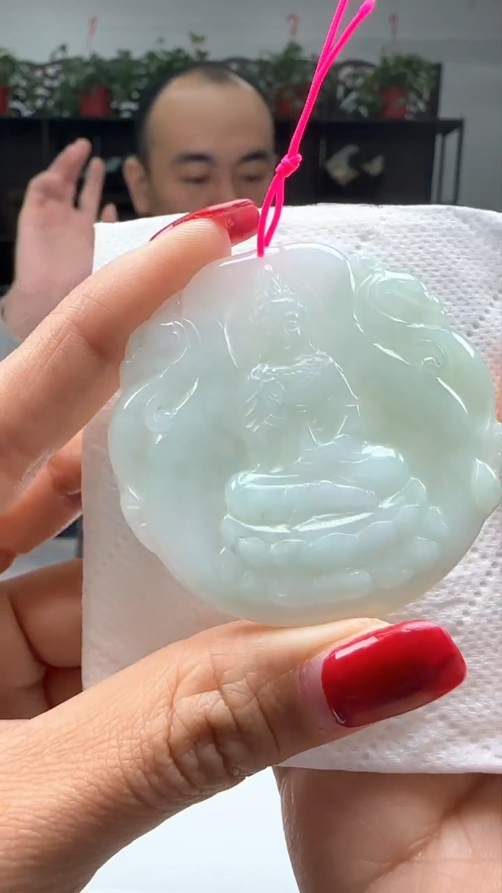 【闪购商品】翡翠颈饰未镶嵌天然翡翠A货吊坠