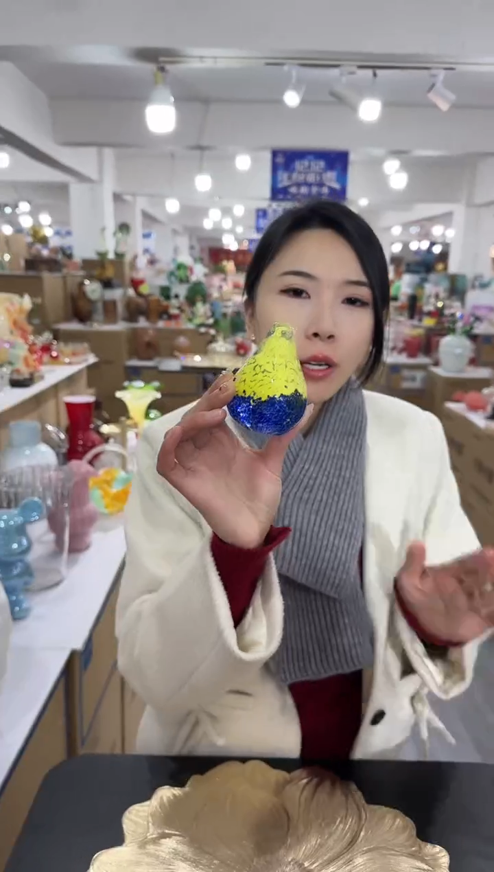 【闪购商品】琉璃瑞鸿花瓶花器早W-3