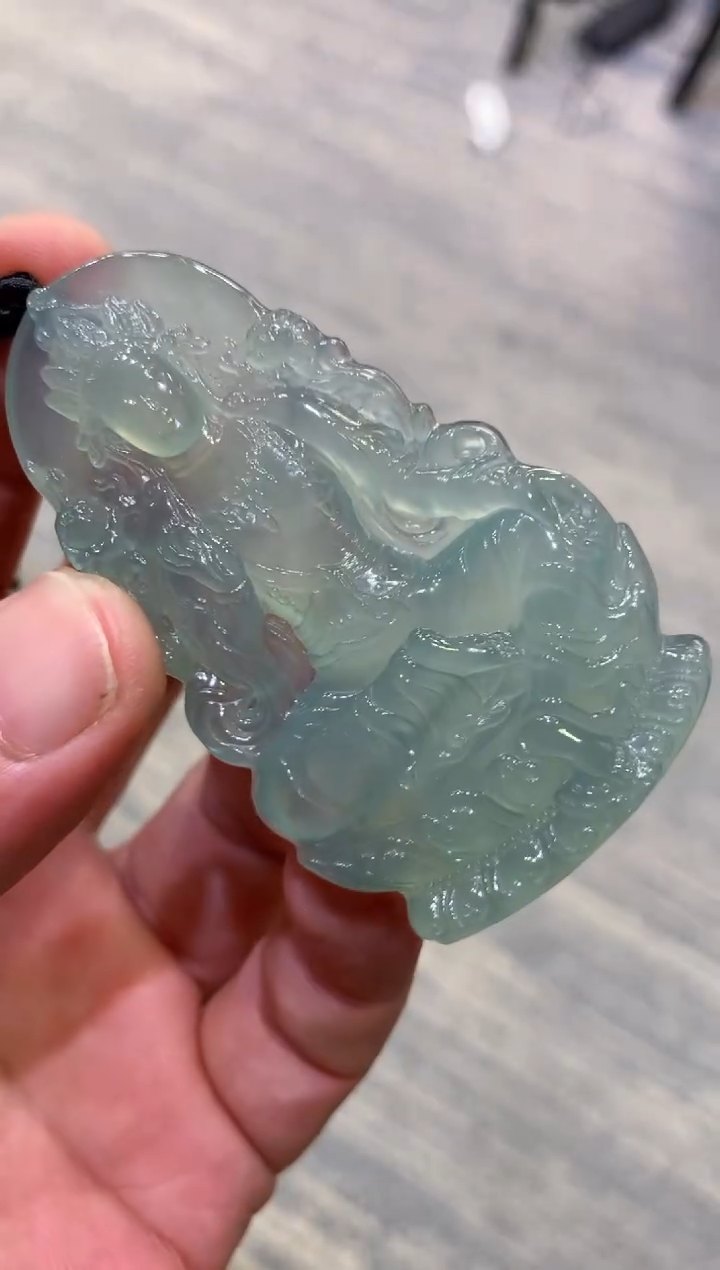 颈饰未镶嵌翡翠天然A货翡翠