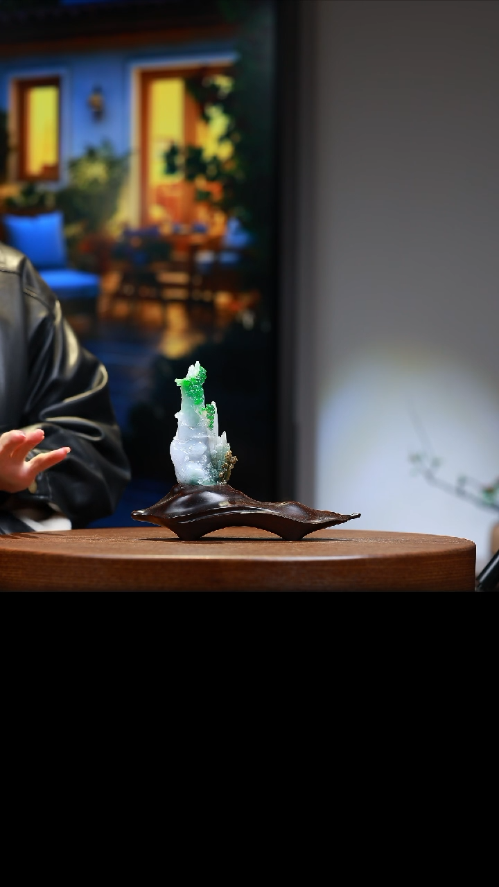 【闪购商品】翡翠摆件未镶嵌翡翠山水