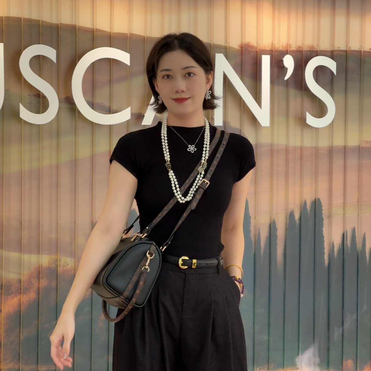 TUSCAN'S牛皮枕头包小号2025新款【EXP】真皮女通勤单肩包时代双鱼