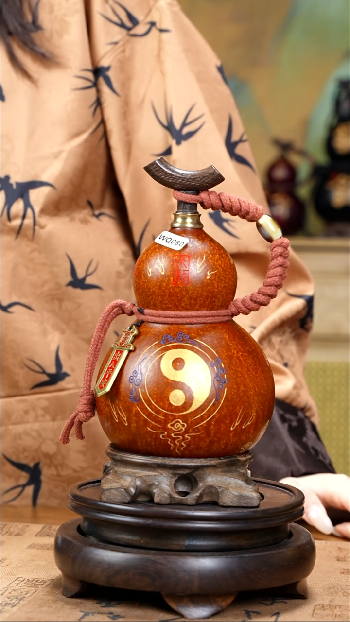 WQ080雕刻款酒葫芦-（现货现发）