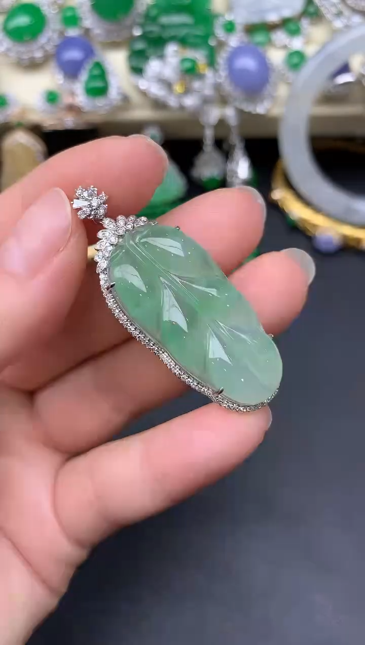 颈饰未镶嵌翡翠111-七夕珠宝季