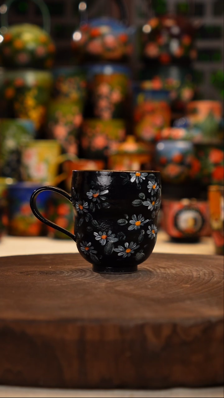 油画   釉下彩   杯子