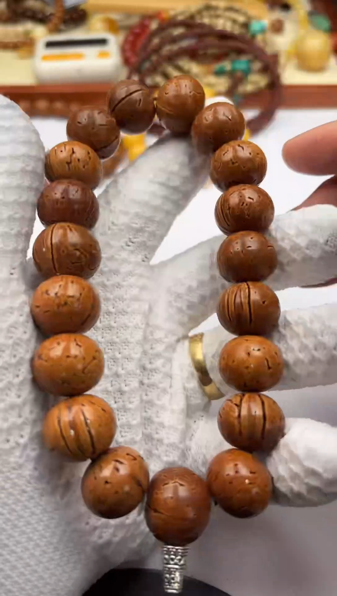 大叶紫檀（黑酸枝木类）闫*一手串