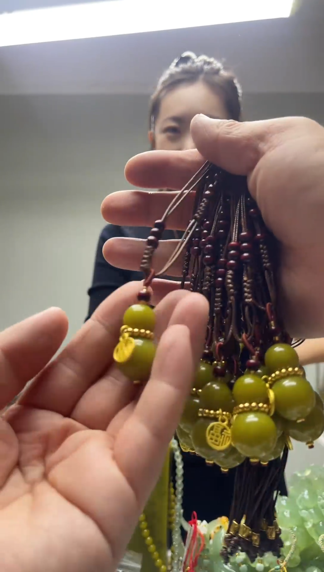 未镶嵌岫玉颈饰多样性发货 拍一发一