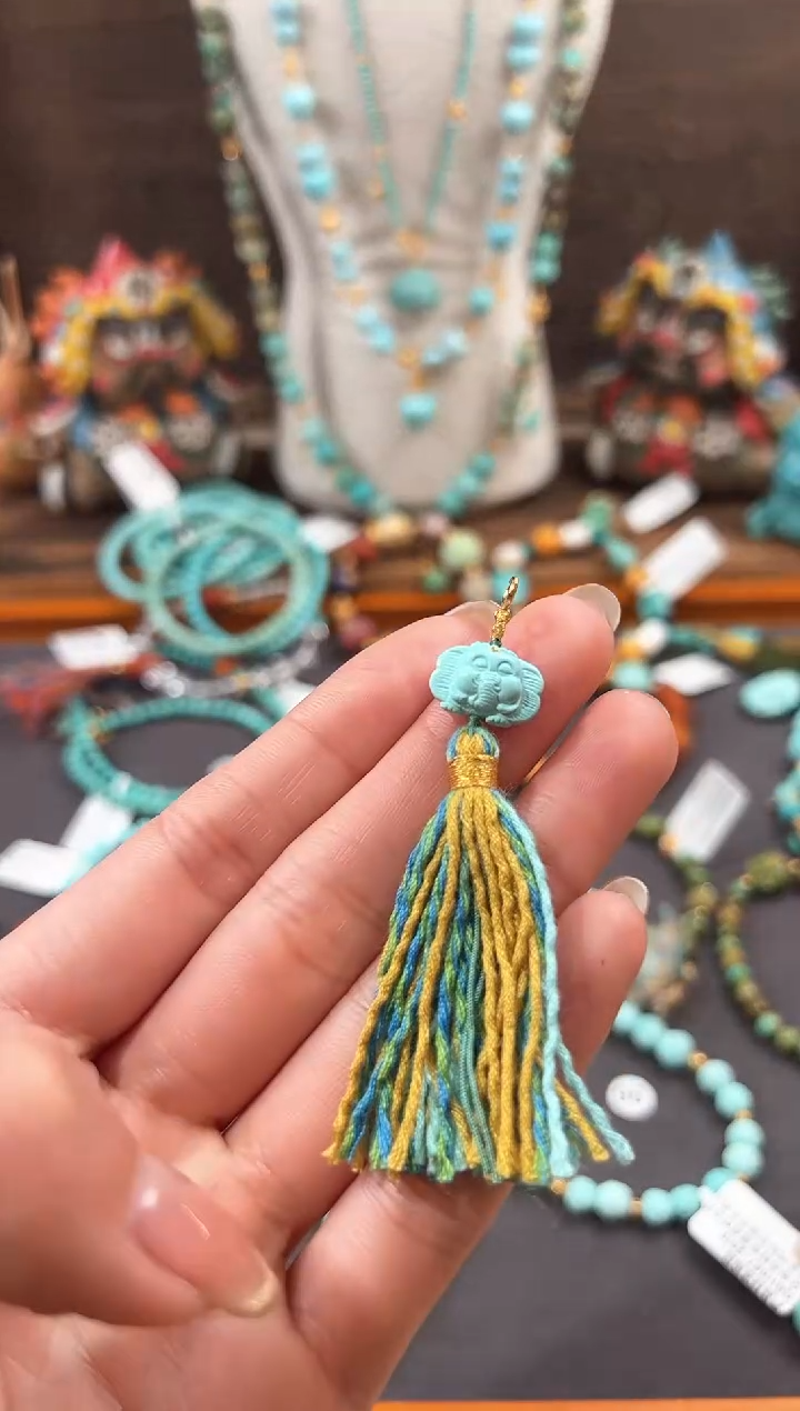 【闪购商品】绿松石提溜18K金镶嵌绿松石提溜