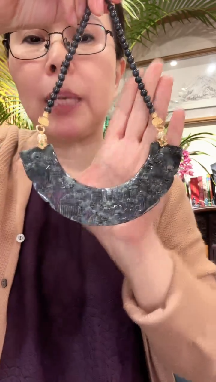 【闪购商品】翡翠颈饰未镶嵌国风