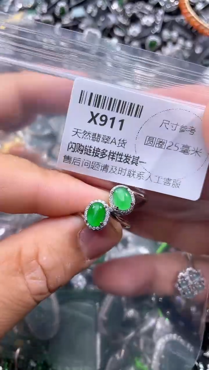 【闪购商品】翡翠颈饰未镶嵌X911戒指 多样性发其一