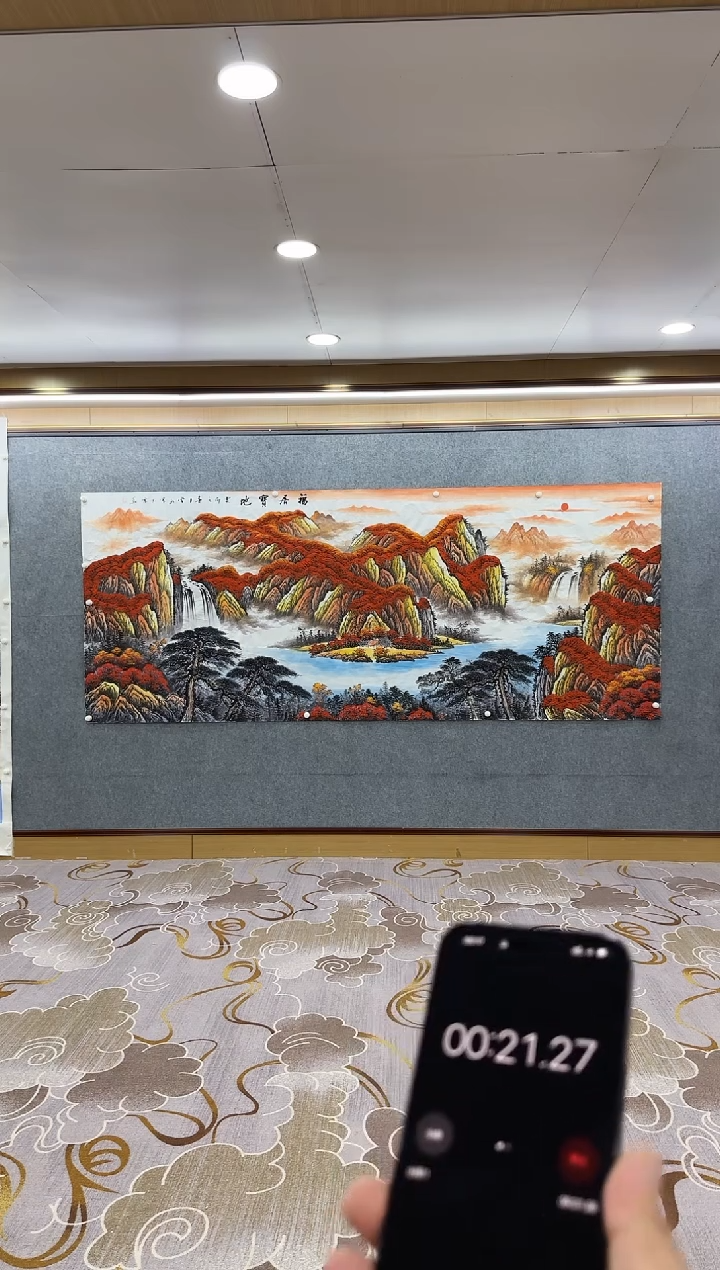 【闪购商品】绘画xc刘雪红-大丈二-国画