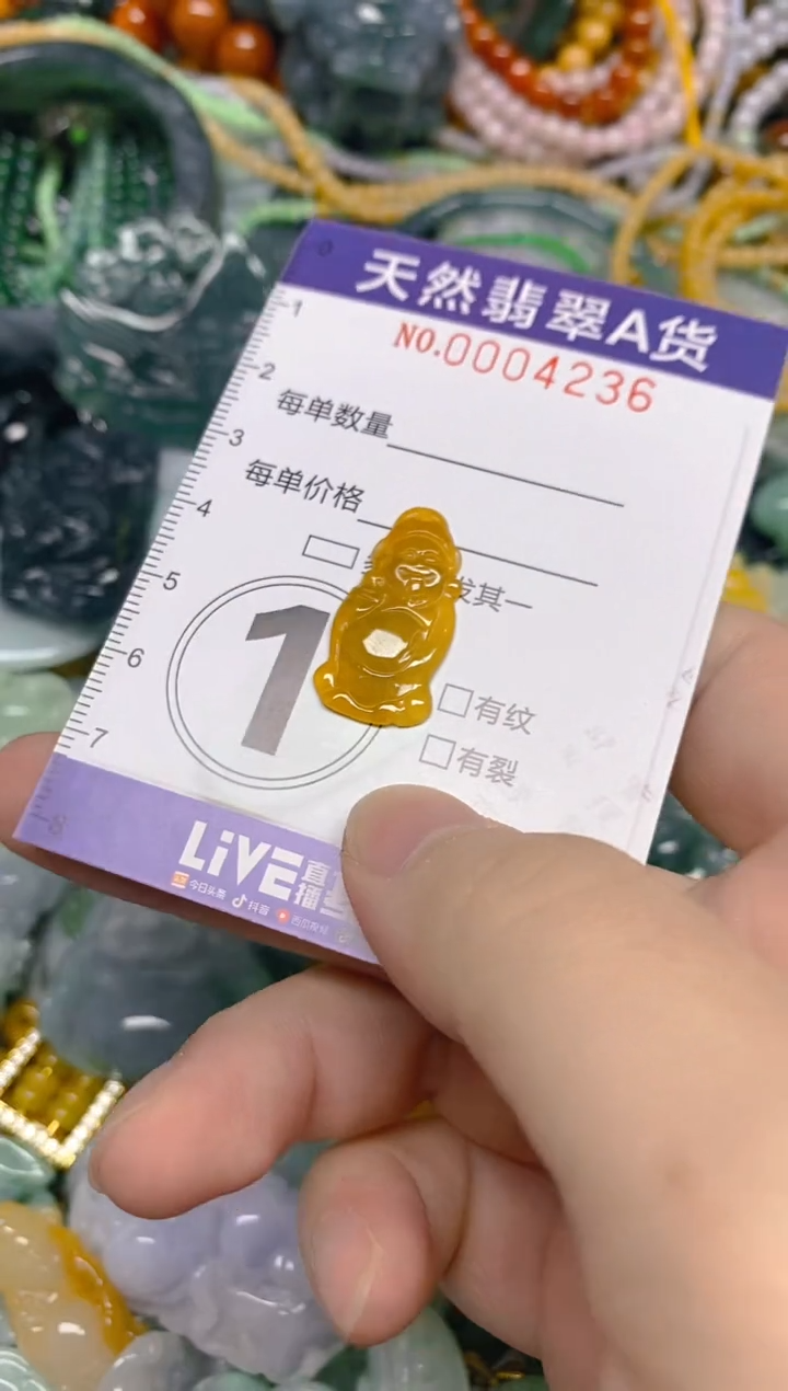 颈饰未镶嵌翡翠0004236