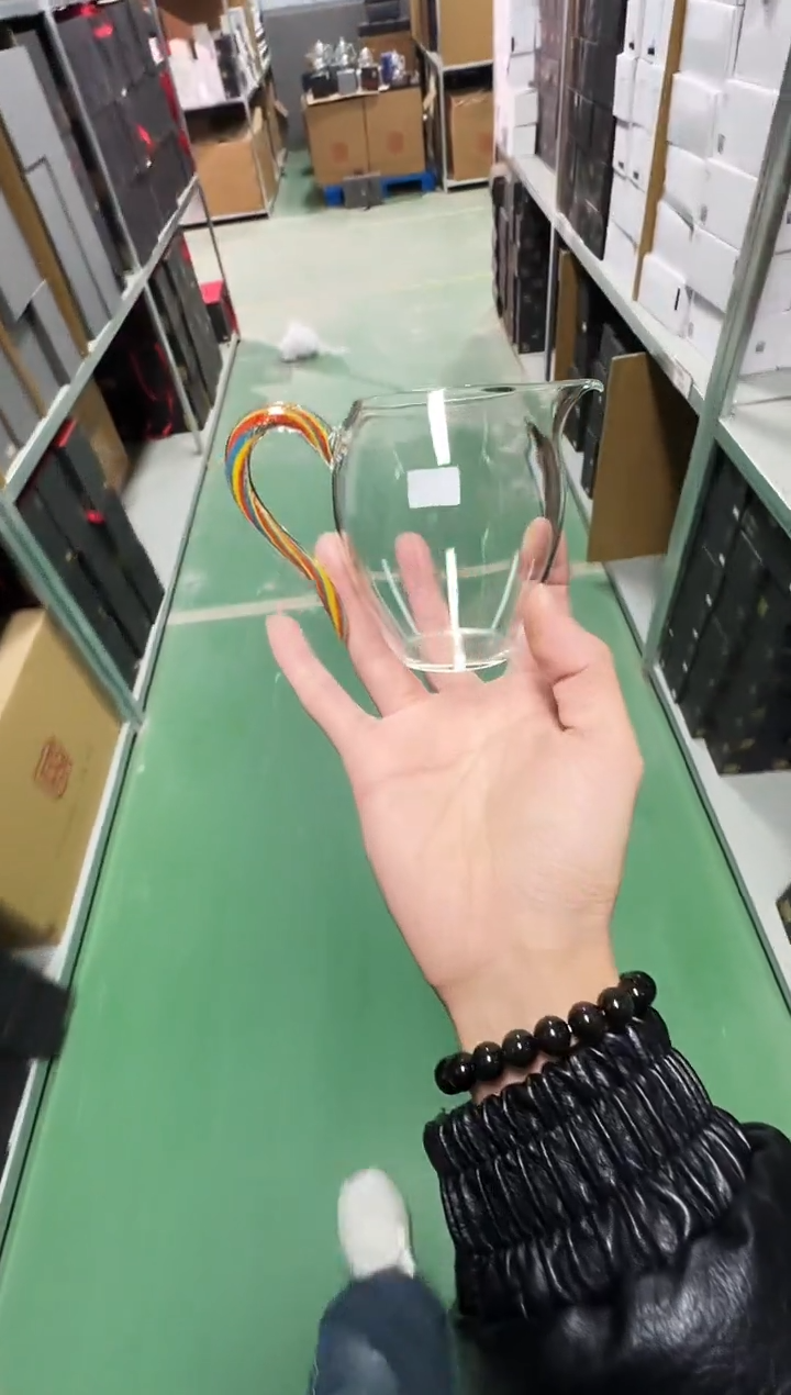 清颜公道杯彩虹把手  晶焱金标