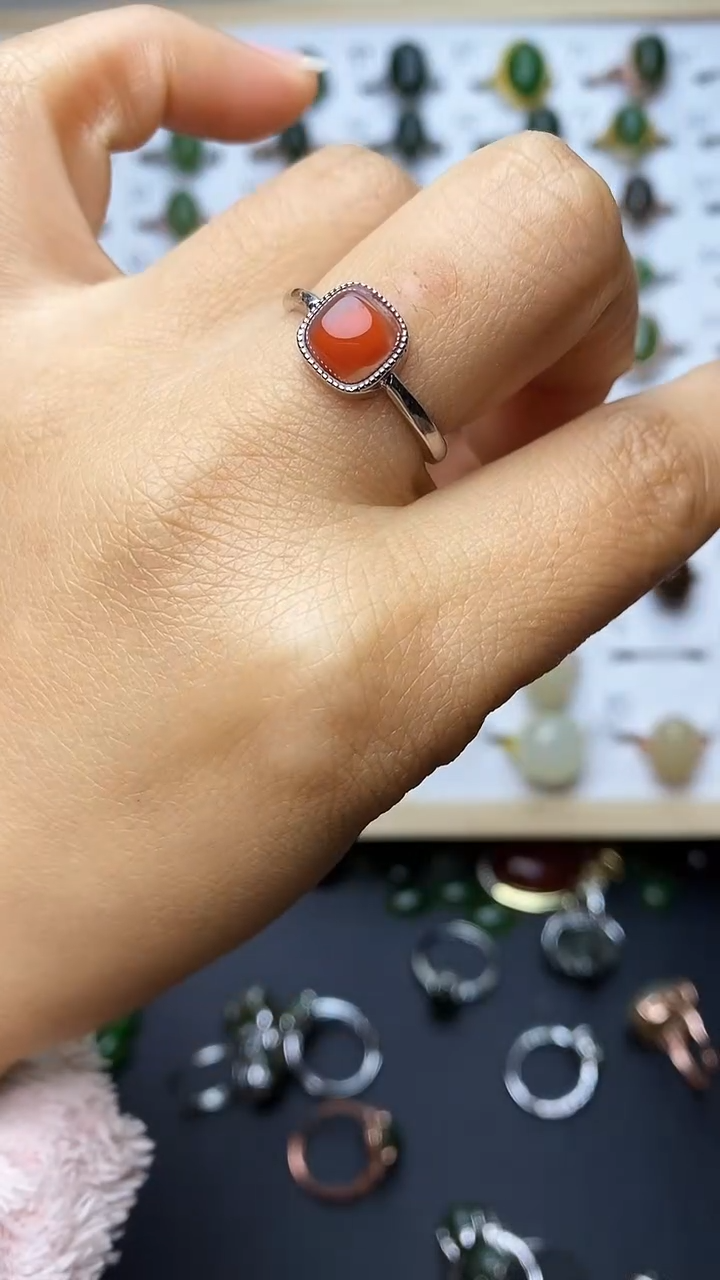 【闪购商品】南红玛瑙戒指未镶嵌1