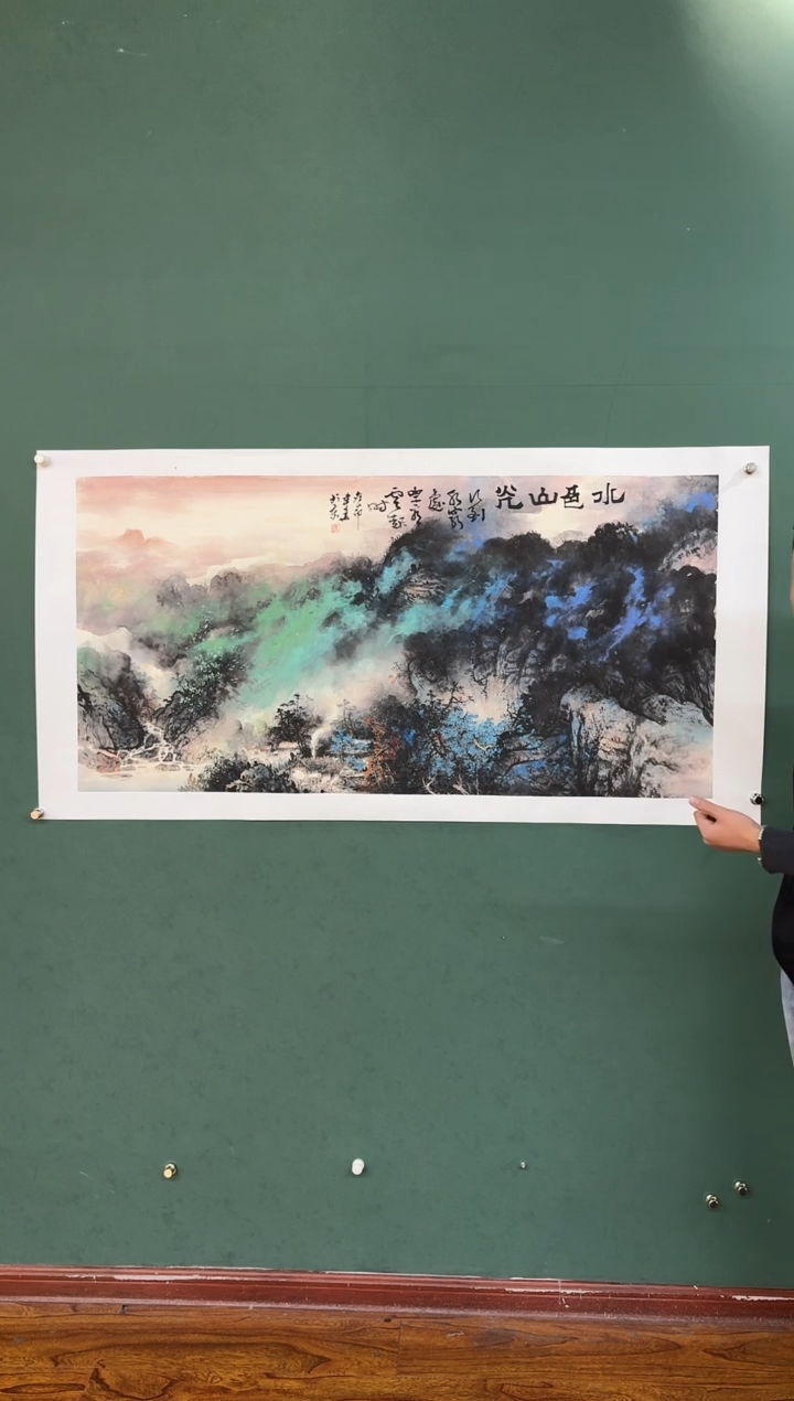 国画周建真老师绘画作品（湖社书）7-18