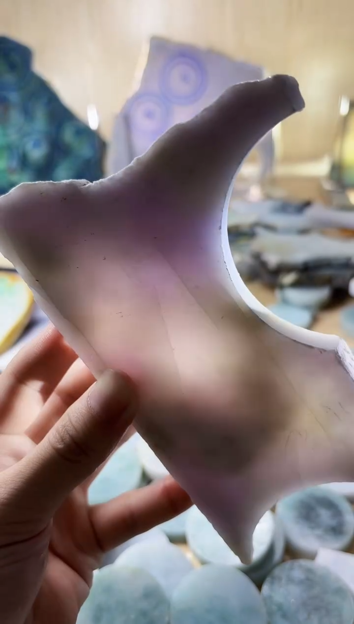 【闪购商品】翡翠颈饰未镶嵌A货白谭2461