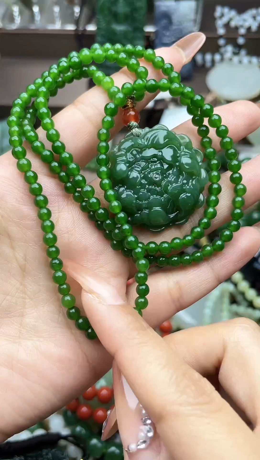 颈饰未镶嵌和田玉未镶嵌和田玉吊坠多样性拍一发一