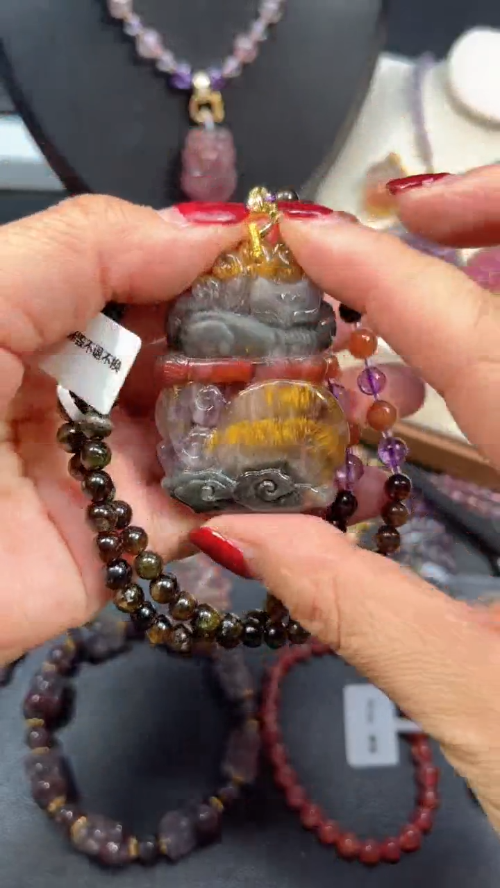 【闪购商品】水晶颈饰未镶嵌【百晶灵儿】天然定制款