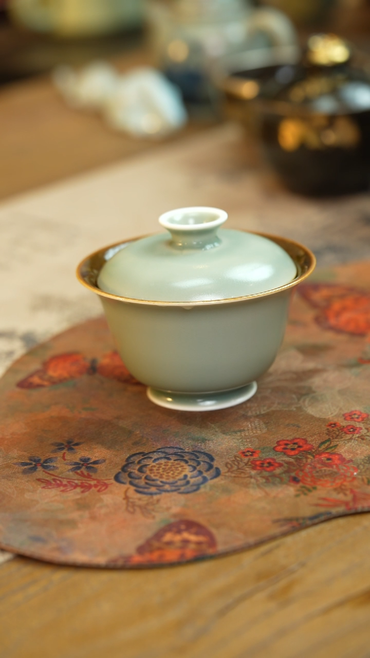 【闪购商品】瓷片景德镇上庄陶瓷盖碗