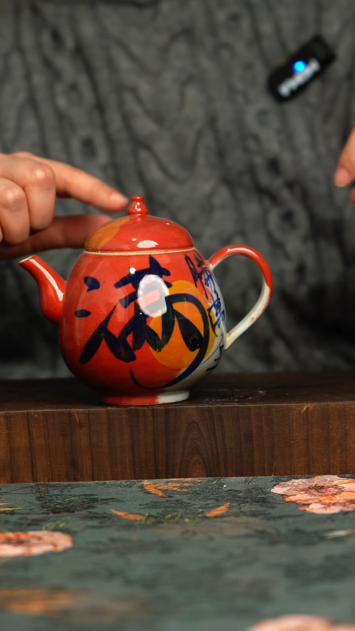 杯釉下彩手工手绘同款陶器