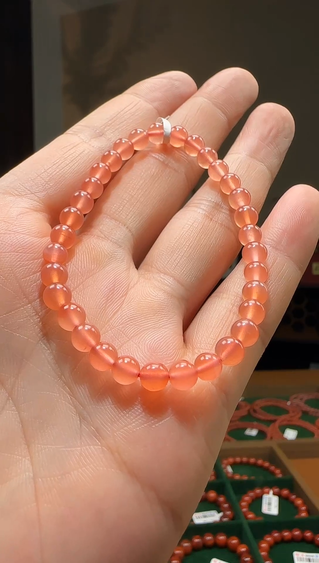 【闪购商品】南红玛瑙手链未镶嵌天然南红5mm/yz01604多样性发货