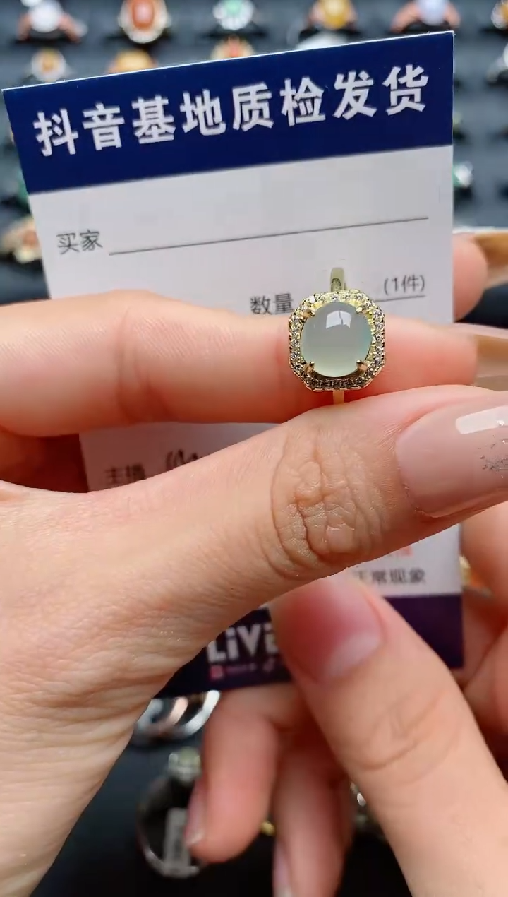 【闪购商品】翡翠戒指银S925镶嵌..........