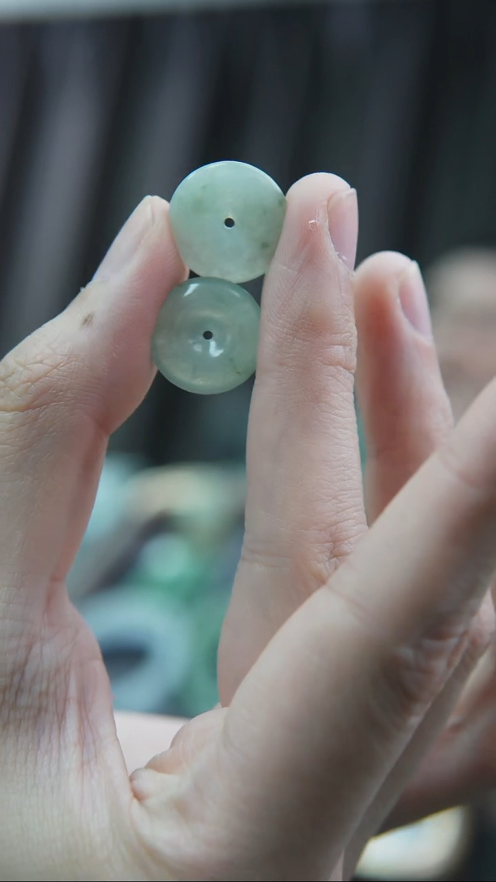 颈饰未镶嵌翡翠挂件H0001（多件发其一）