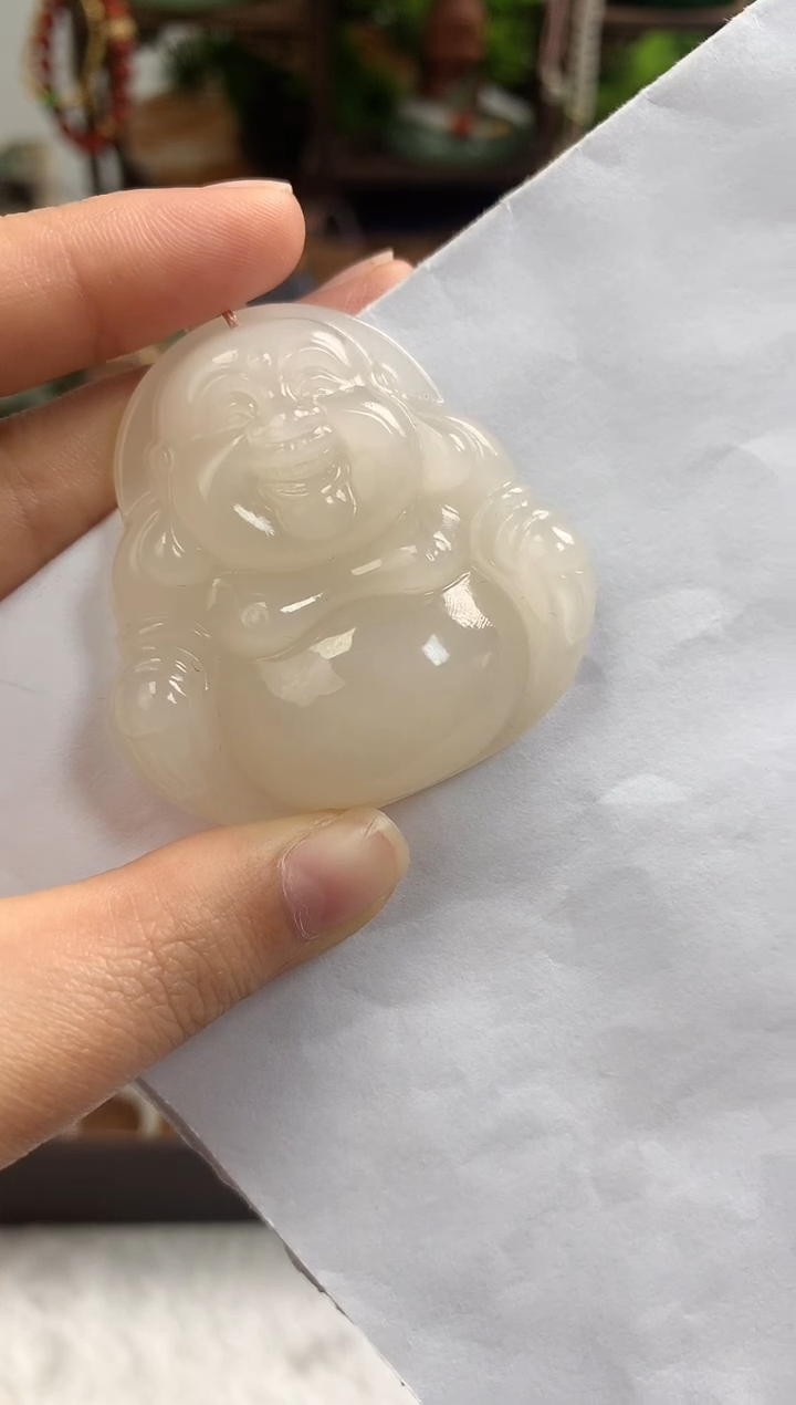 【闪购商品】和田玉颈饰足银镶嵌吊坠