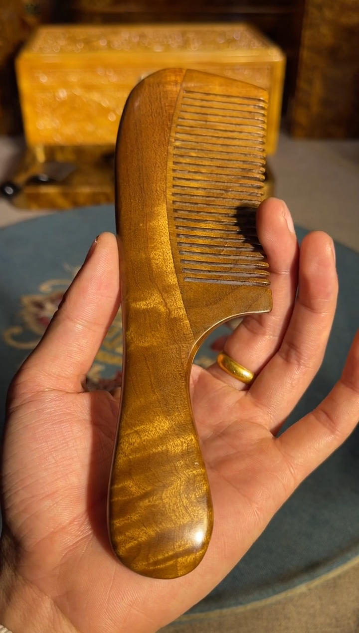 乌木类成套家具乌木长梳 3