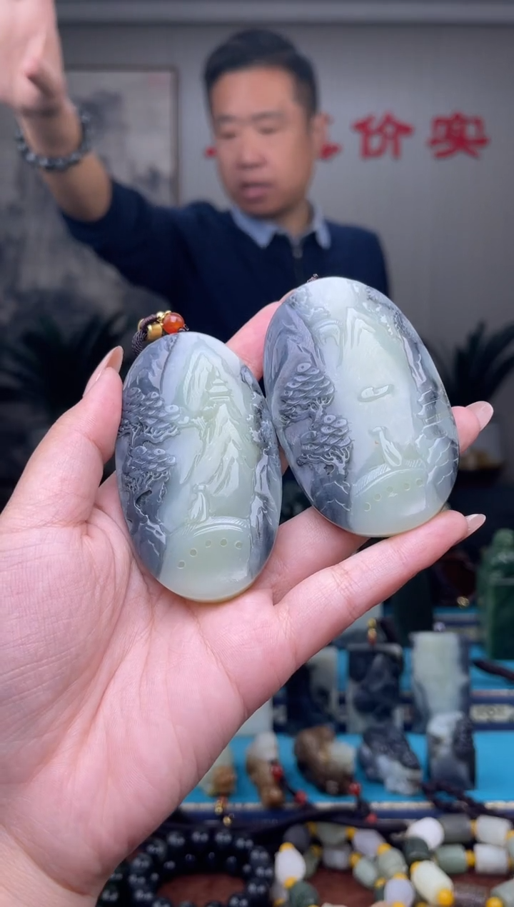 未镶嵌和田玉挂件1
