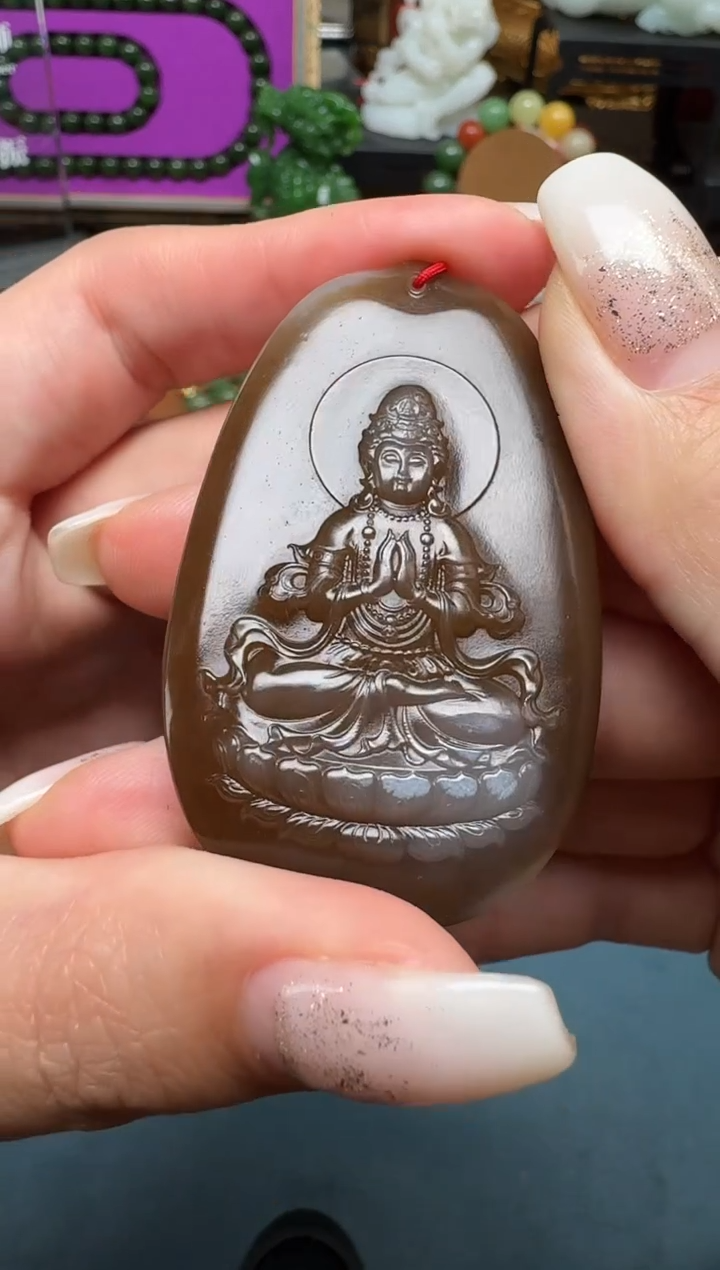 未镶嵌和田玉挂件qml