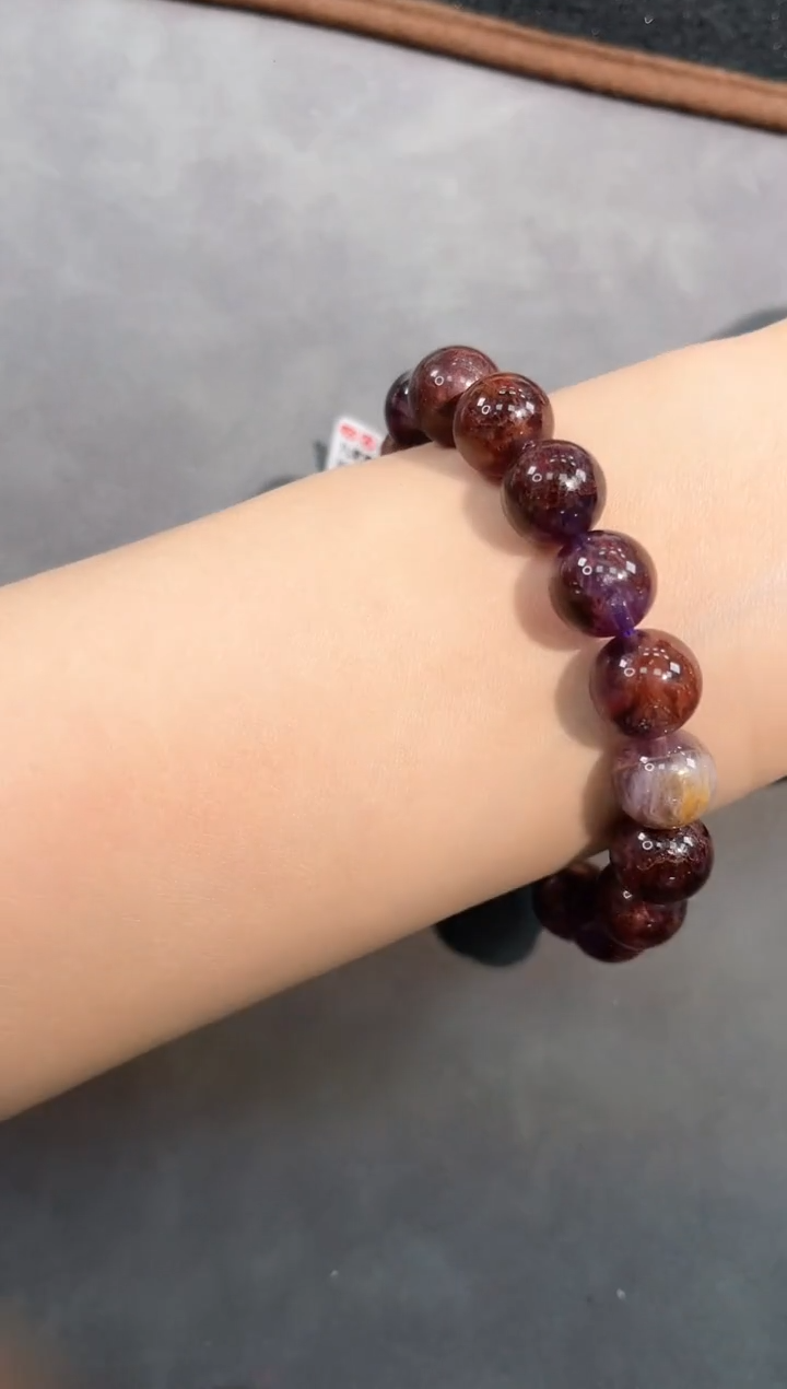 【闪购商品】水晶手链未镶嵌49号紫幽灵单圈11.5mm