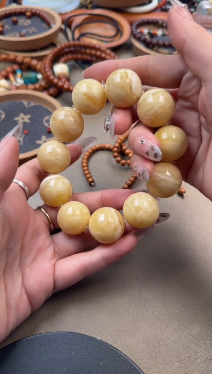 【闪购商品】蜜蜡手串未镶嵌蜜蜡手串