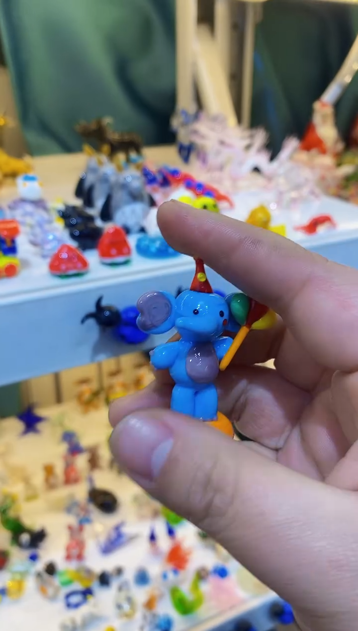【闪购商品】琉璃手工艺品马戏团象
