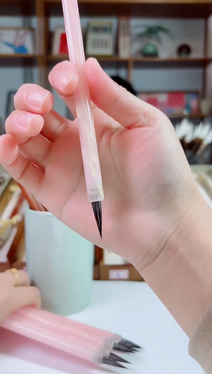 亚克力粉杆狐狸毛出锋2.3