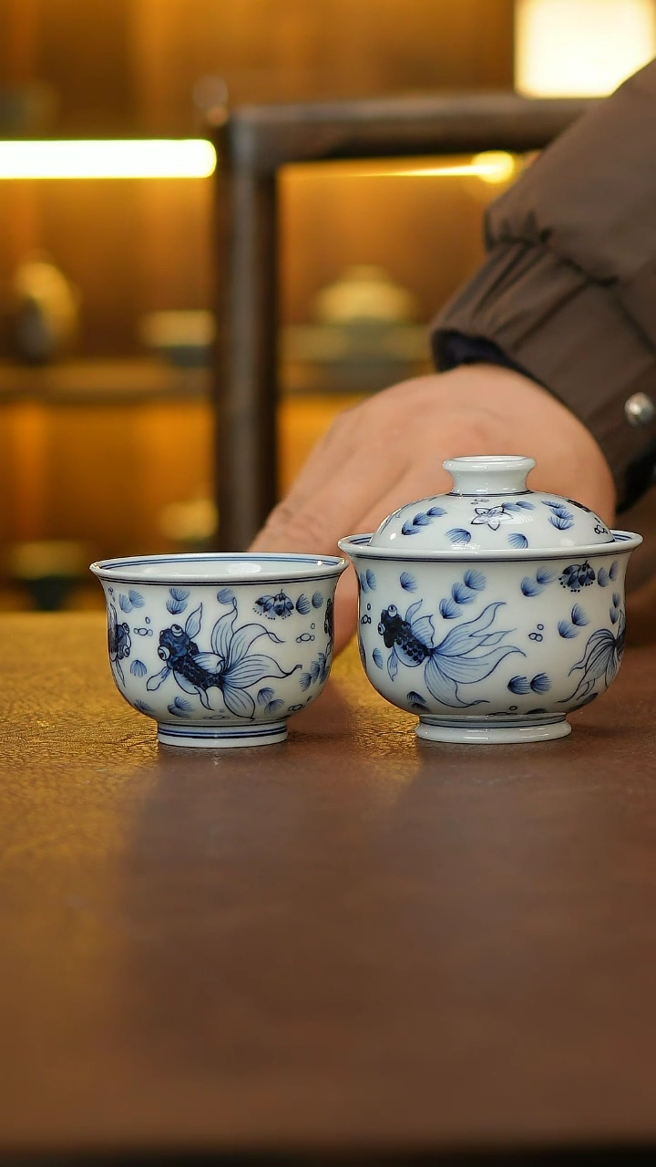 【闪购商品】杯景德镇陶瓷杯盖碗20