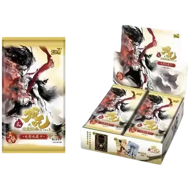 [5包抓猪新人福福]卡游哪吒灵焰包第2弹收藏卡牌（盲盒代拆）