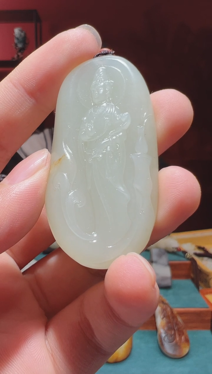 【闪购商品】和田玉吊坠(不含链)未镶嵌1