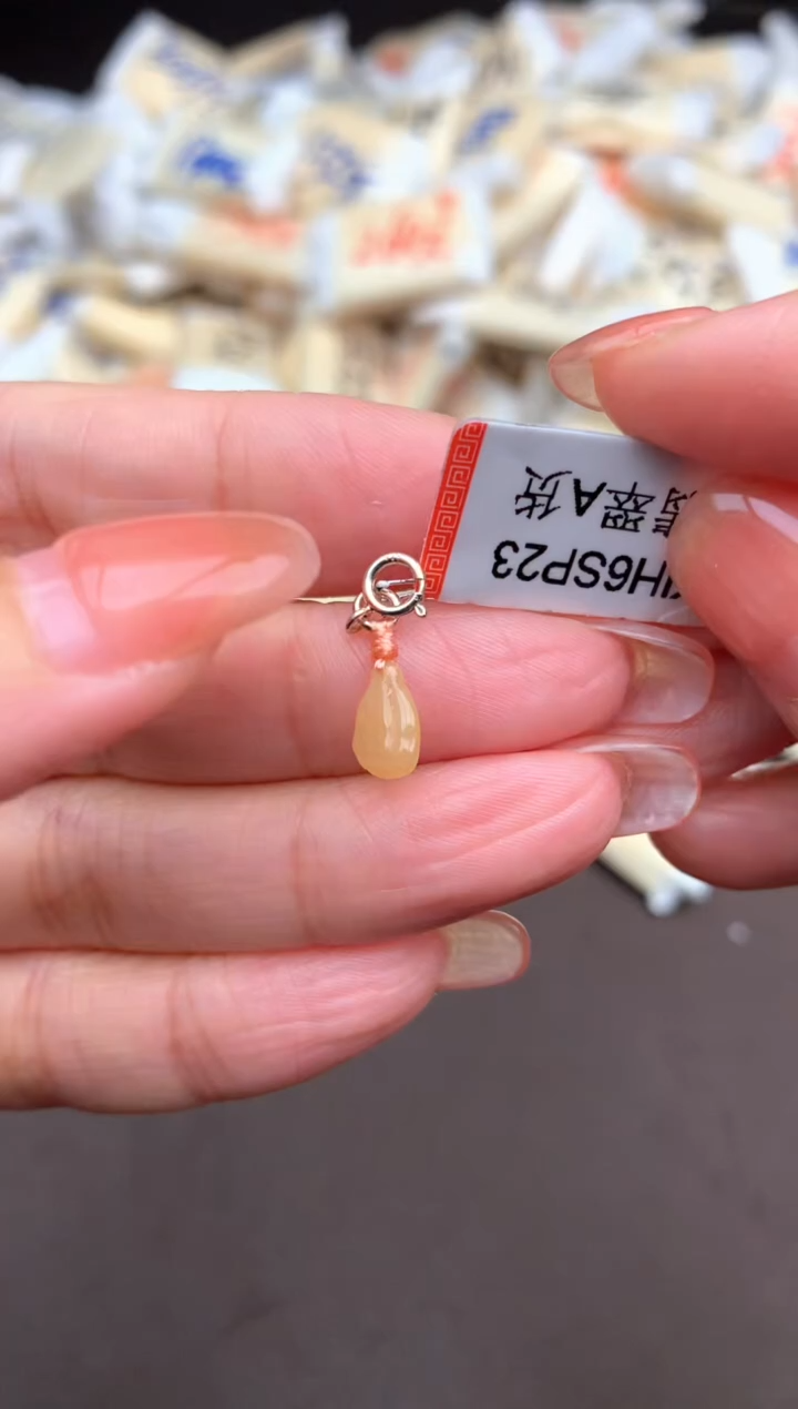 银S925镶嵌挂件翡翠一