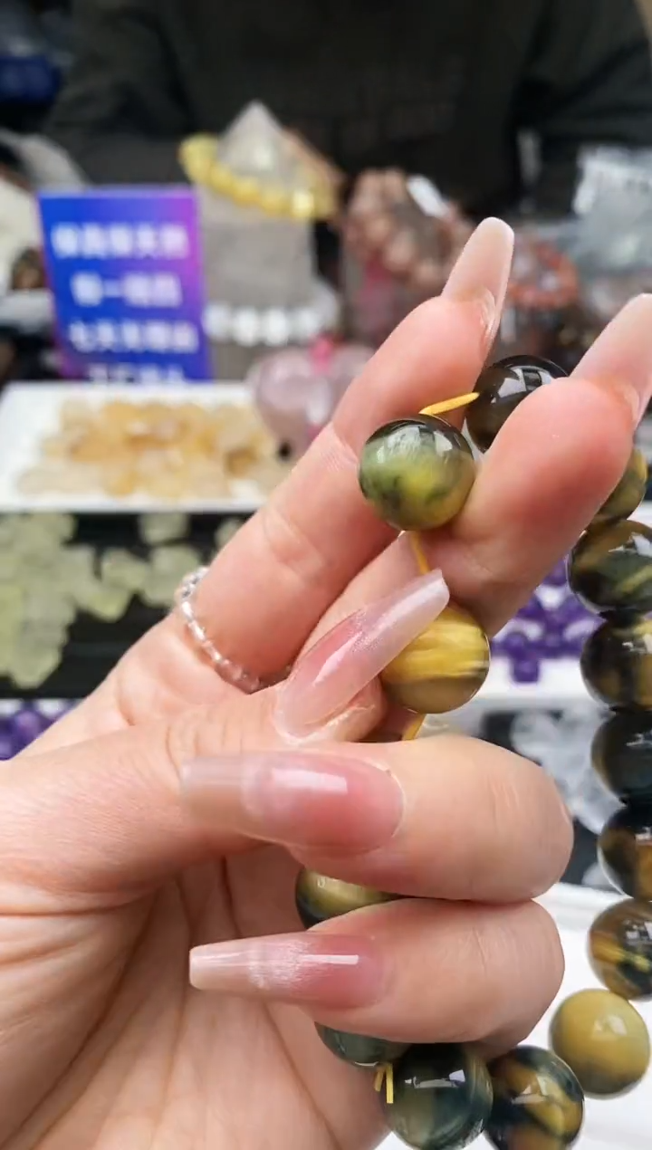 【闪购商品】木变石（虎睛石）颈饰未镶嵌201a多样性发其一/2.12/1个