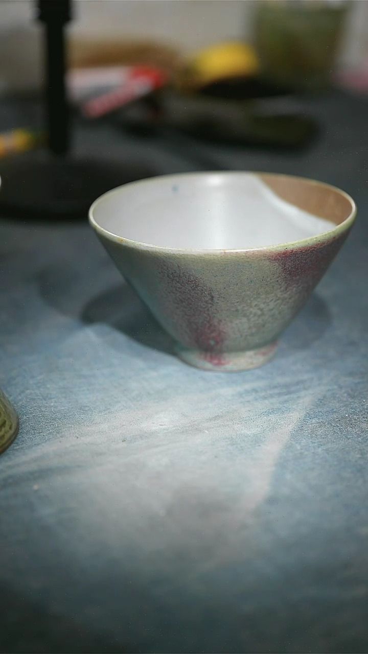 【闪购商品】碗浪鬼柴烧釉绘柴烧