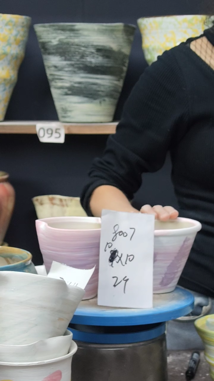 江西景德镇花盆微瑕8007