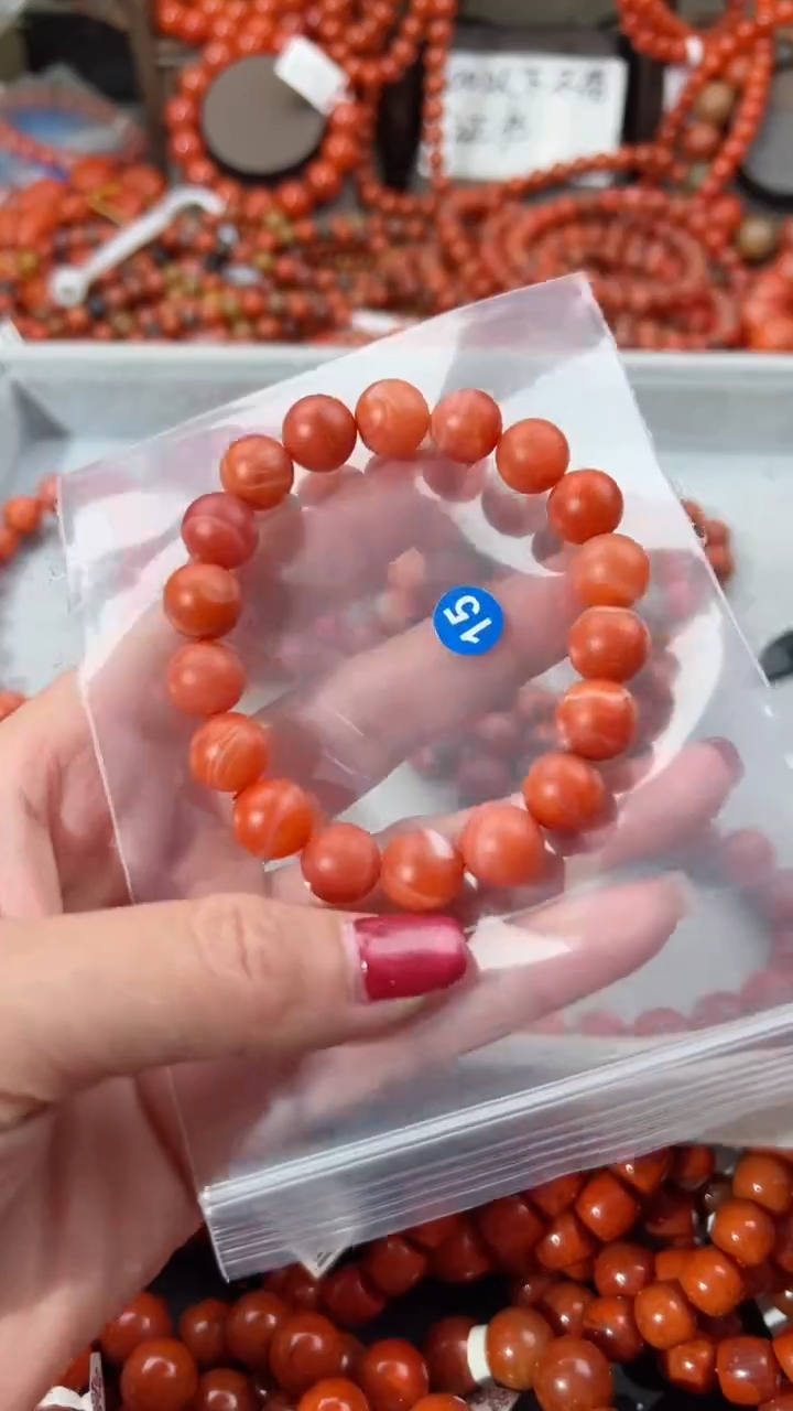 【闪购商品】南红玛瑙手串未镶嵌10+