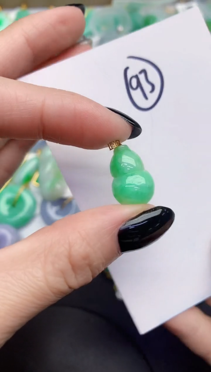 【闪购商品】翡翠颈饰18K金镶嵌0000000000