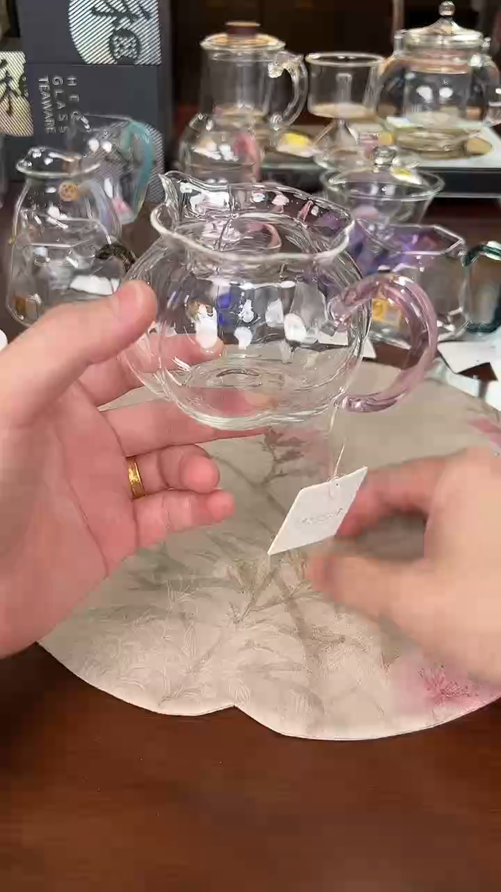 @@禾器晶彩纳福茶海浅粉色